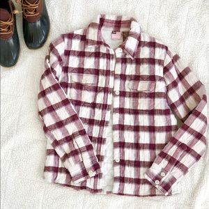 🔥Vintage ROXY Insulated Plaid Flannel